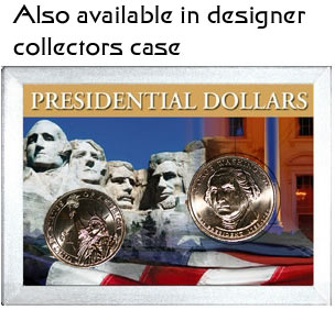 2007 P&D George Washington Presidential Dollar 2 Coin Set Uncirculated Bifold 